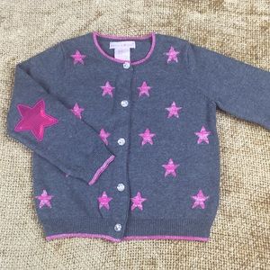 Maggie & Zoe - Metallic Star Cardigan Sweater